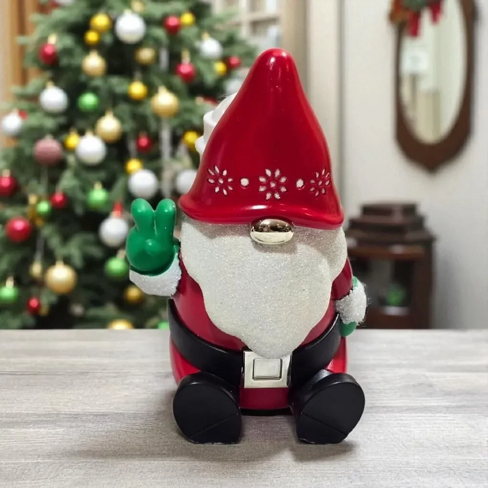 Bath & Body Works Wallflower Fragrance Plug Holiday Christmas PEACE SANTA‎ GNOME